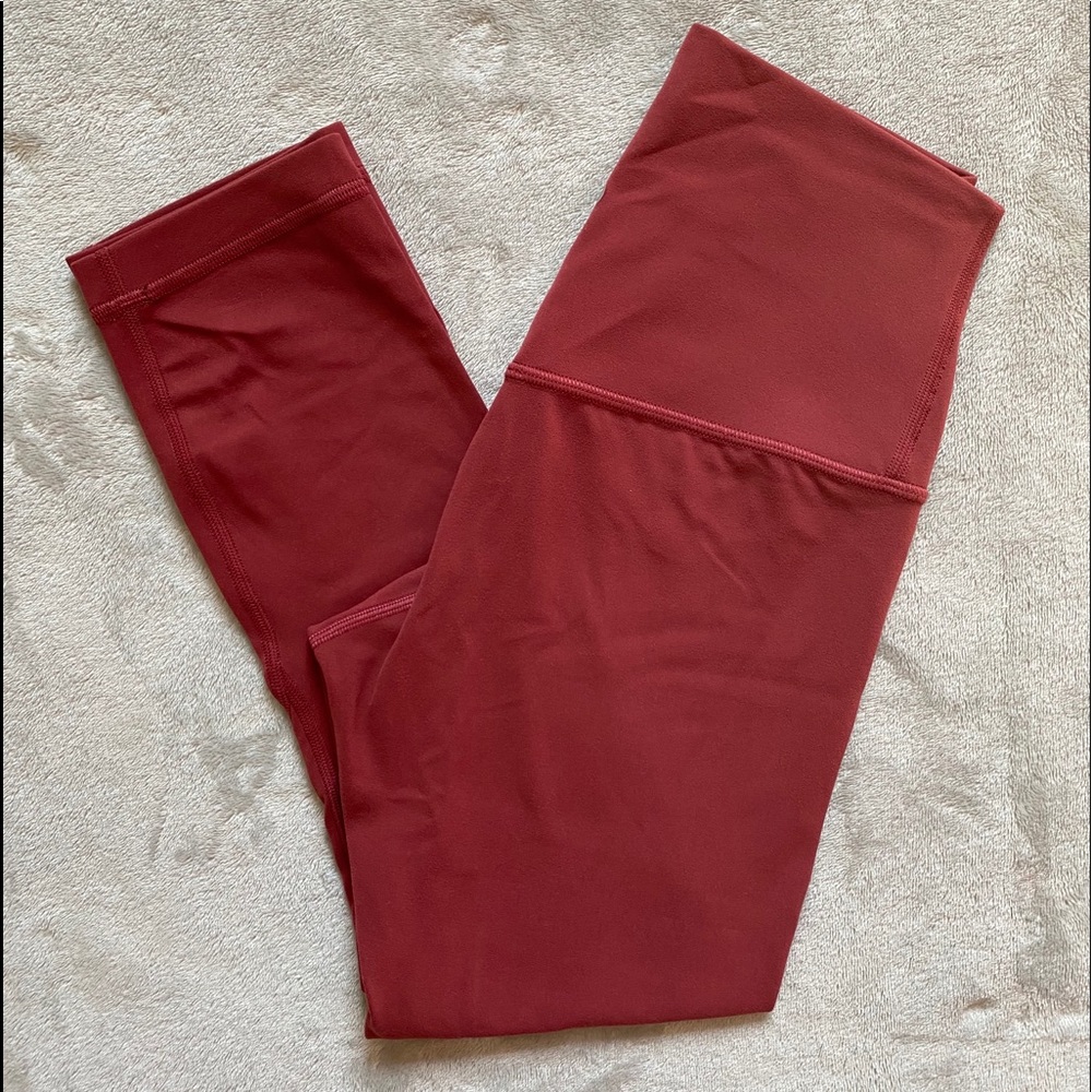 SOLD lululemon Align Crop 21” in Chianti